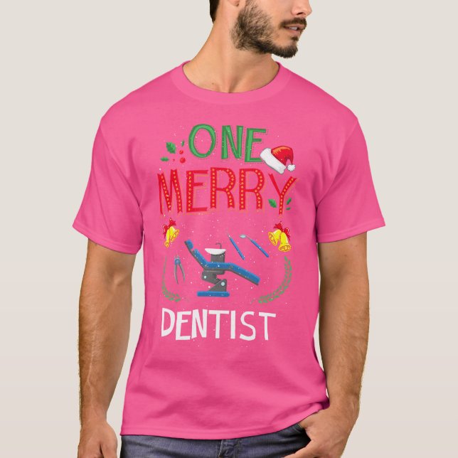 Camiseta Uma Feliz Dentista Dental Doutor Feia Natal (Frente)