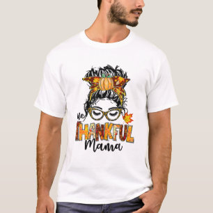Camiseta Uma Feliz Mãe Engraçada Mensagem Chega outono Do Q