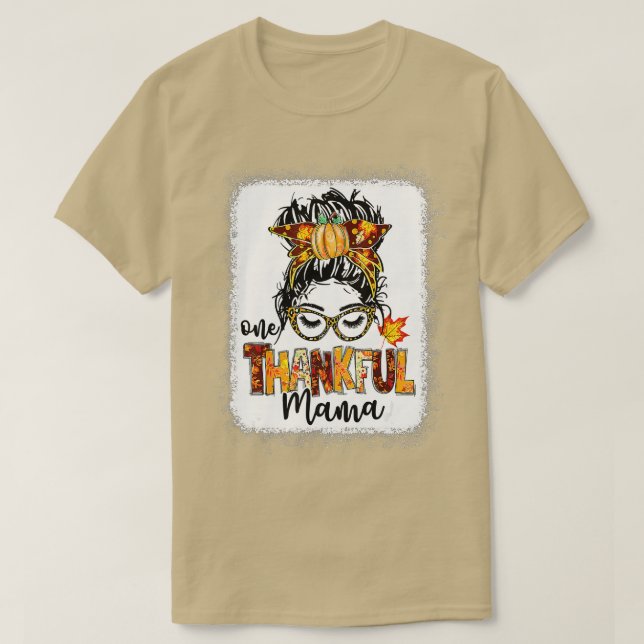 Camiseta Uma Feliz Mãe Engraçada Mensagem Chega outono Do Q (Frente do Design)