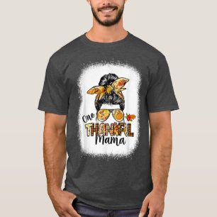 Camiseta Uma Feliz Mãe Mensageira Mulher Arma Cai Obrigados