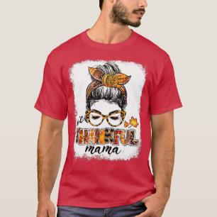 Camiseta Uma Feliz Mamãe Mensageira Caiu no Outono Tha