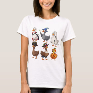 Camiseta Uma festa de fantasia de Halloween muito estranha: