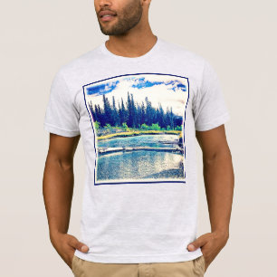 Camiseta Uma Floresta Selvagem Canadense Majestosa. Compre