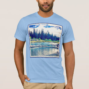 Camiseta Uma Floresta Selvagem Canadense Majestosa. Compre 