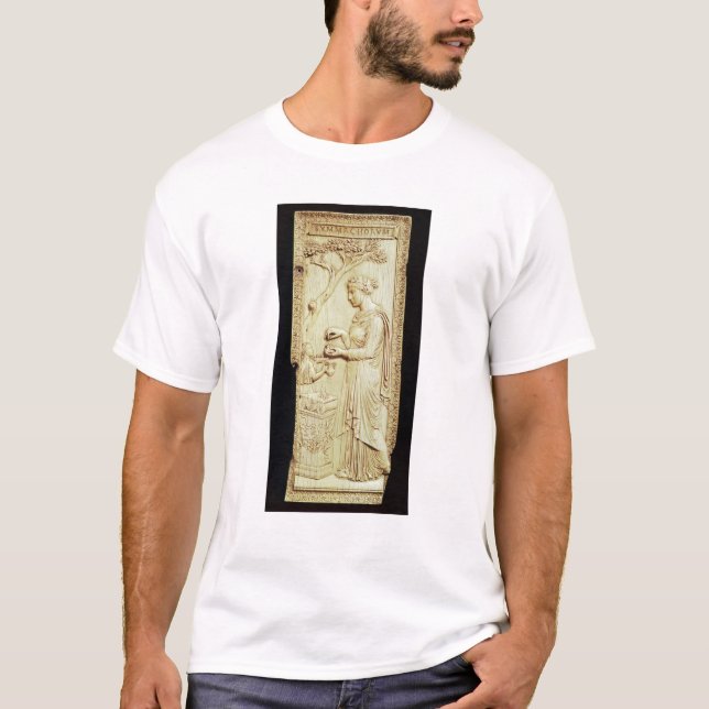 Camiseta Uma folha do Diptych de Symmachi (Frente)