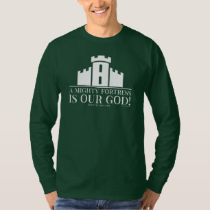 Camiseta Uma Forte Fortaleza é o Nosso Deus