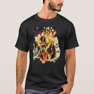 Camiseta uma frota de música greta van metal n roll banda 