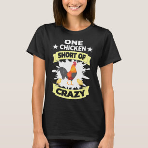 Camiseta Uma Galinha Curta de Louca Pet