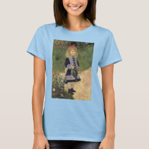 Camiseta Uma garota com lata de água por Pierre Renoir