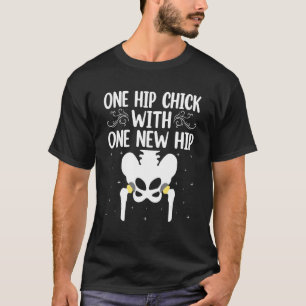 Camiseta Uma Garota da Moda Com Nova Prótese de Quadril