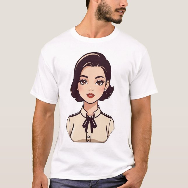 Camiseta Uma Garota Fofa  (Frente)