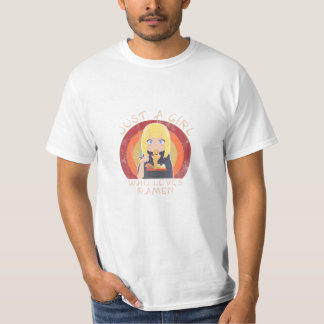 Camiseta Uma garota que ama anime e marém