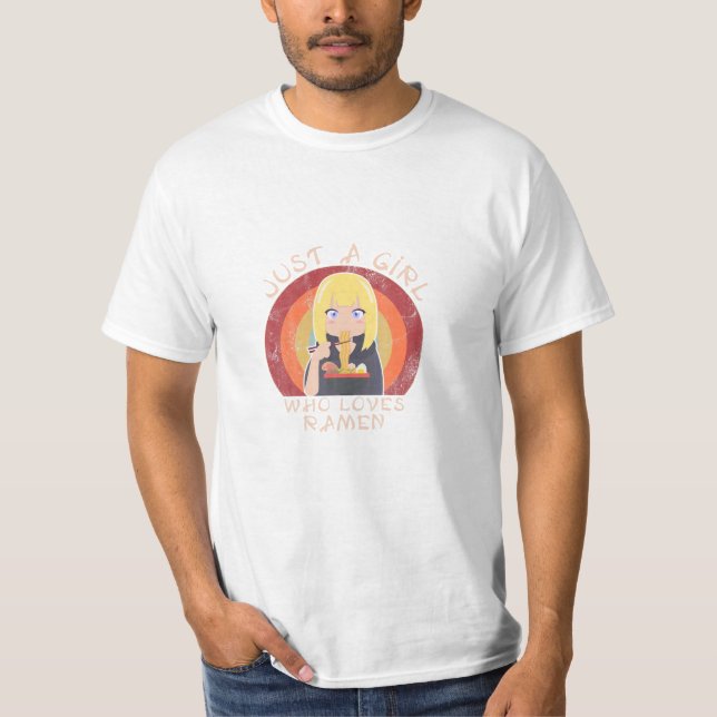 Camiseta Uma garota que ama anime e marém (Frente)