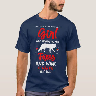 Camiseta Uma garota que ama vinho e inimigos