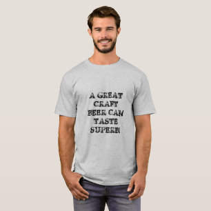 Camiseta Uma grande cerveja do artesanato