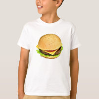 Uma grande foto de cheeseburger suculenta