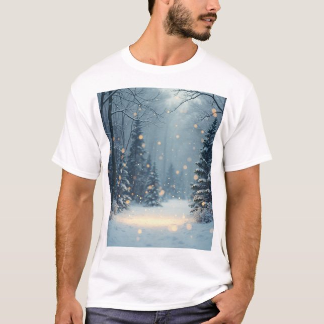Camiseta Uma história de inverno quente (Frente)