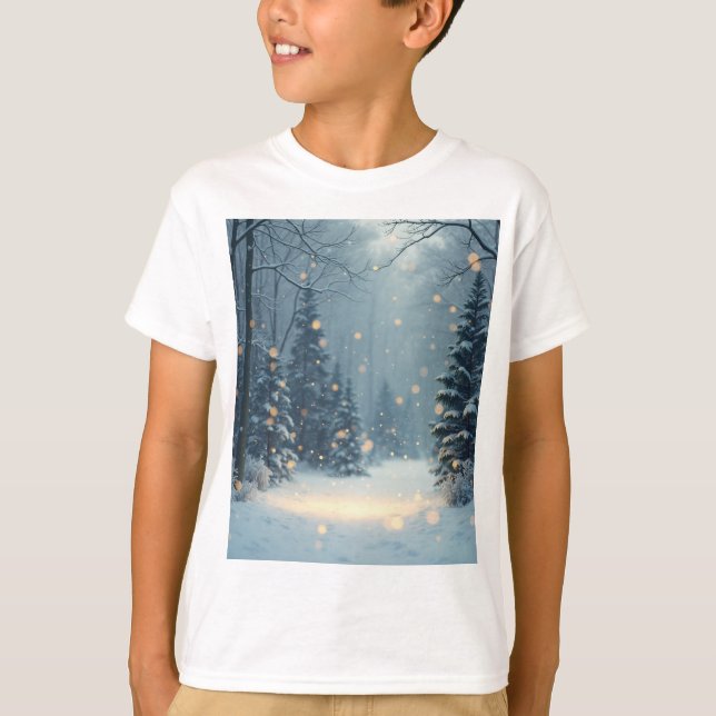 Camiseta Uma história de inverno quente (Frente)