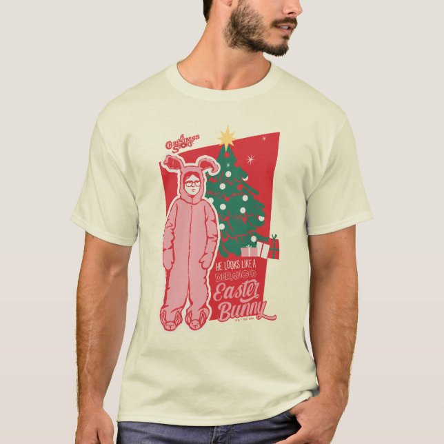 Camiseta Uma história de Natal | Coelhinho de Páscoa Derang (Frente)