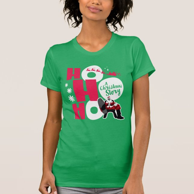 Camiseta Uma história de Natal | Ho Ho (Frente)