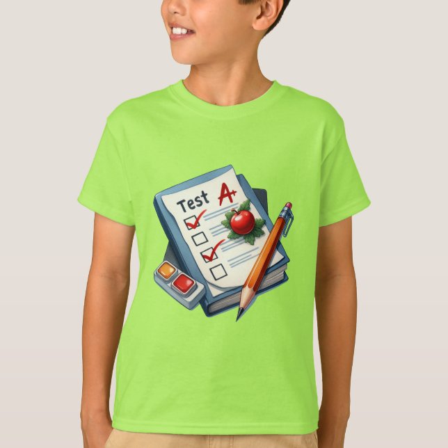 Camiseta Uma história de sucesso de Apple de um+ aluno (Frente)