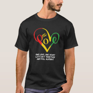 Camiseta Uma História Negra do Coração de Amor Africano Mês