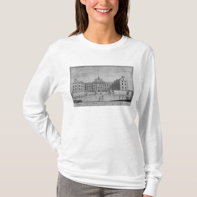 Camiseta Uma ideia de perspectiva da parte dianteira do (Frente)