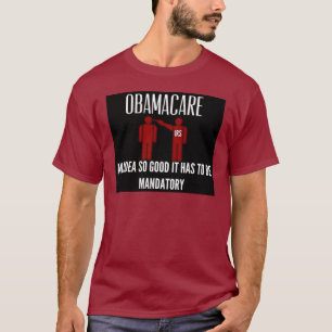 CAMISETA UMA IDEIA TÃO BOA QUE TINHA QUE SER OBAMACARE OBRI