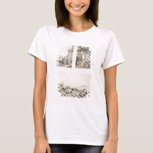 Camiseta Uma igreja portuguesa e uma rua chinesa em Macao,