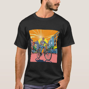 Camiseta Uma ilustração de história em quadrinhos estilo vi