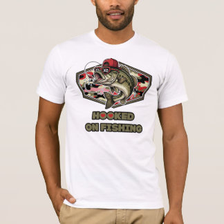 Camiseta Uma ilustração divertida e ousada de um robalo leg