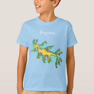 Camiseta Uma ilustração engraçada e engraçada do desenho do