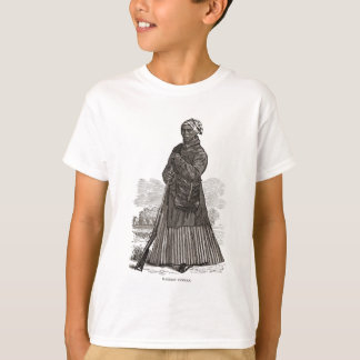 Camiseta Uma imagem do woodcut de Harriet Tubman, antes de