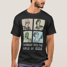 Camiseta Uma janela para o mundo dos mitos gregos de GODS