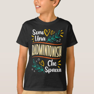 Camiseta Uma Jogadora de Badminton que Arrasa Presente de B