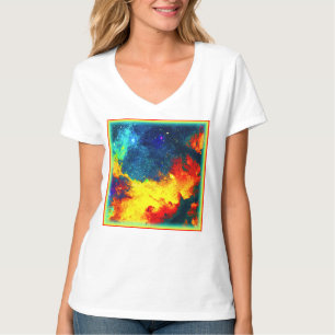 Camiseta Uma Jornada Colorida Através Do Universo. Comprar 