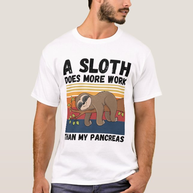 Camiseta Uma Lama Faz Mais Trabalho Que O Meu Pâncreas (Frente)