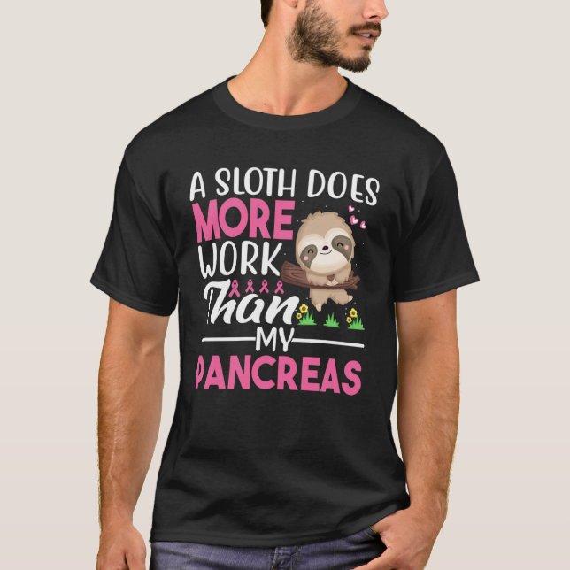 Camiseta Uma Lama Faz Mais Trabalho Que O Meu Pâncreas (Frente)
