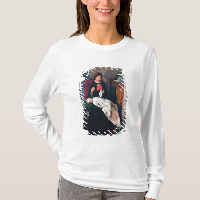 Camiseta Uma lareira inglesa de 1854-5 (Frente)