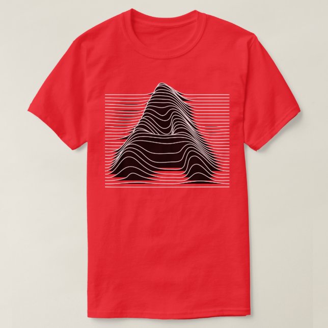 Camiseta Uma letra de linhas (Frente do Design)