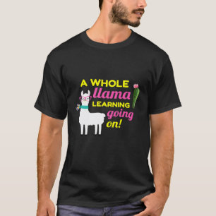 Camiseta Uma Lhama Inteira Acontecendo Paródia Inspirada em