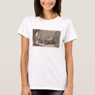 Camiseta Uma loja chinesa da caligrafia, de uma conta do