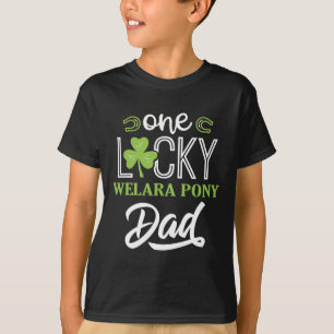Camiseta Uma Lucky Welara Pony Horse Pai Irlandês Horseback
