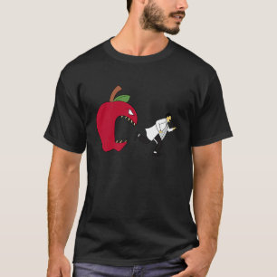 Camiseta Uma Maçã Por Dia Mantém O Médico Longe