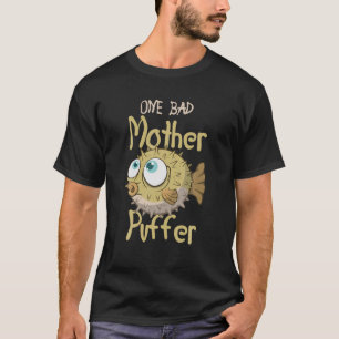 Camiseta Uma Mãe Má Puffer Aquário Aquarista Fsh F