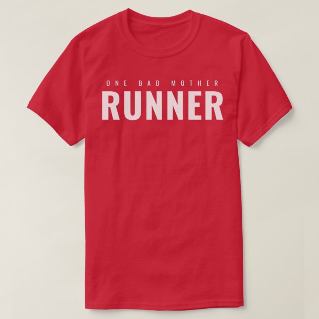 Camiseta Uma Mãe Runner Má (Frente do Design)
