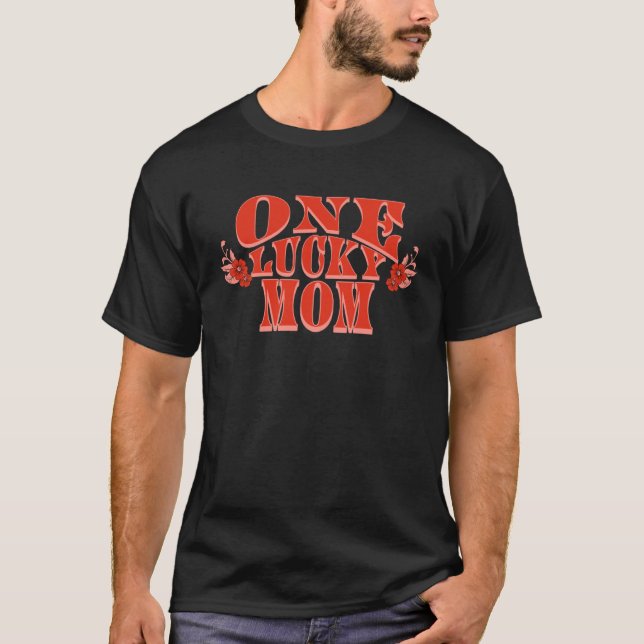 Camiseta Uma Mãe Sortuda (Frente)