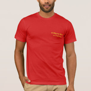 Camiseta Uma mamã marinha no treinamento