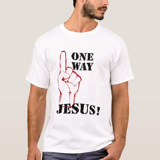 Camiseta Uma maneira: Jesus! (Frente)