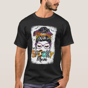 Camiseta Uma Mãozinha Mamãe Halloween Uma Mulher De Cabelo
